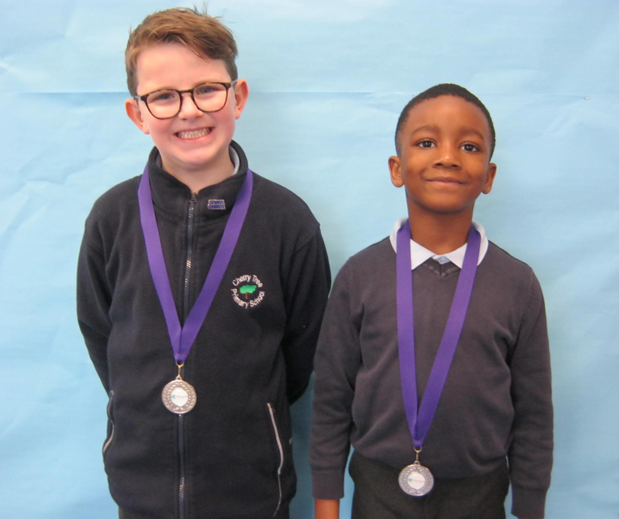 Our KS1 team took great pride in wearing their silver medals. Well done boys!